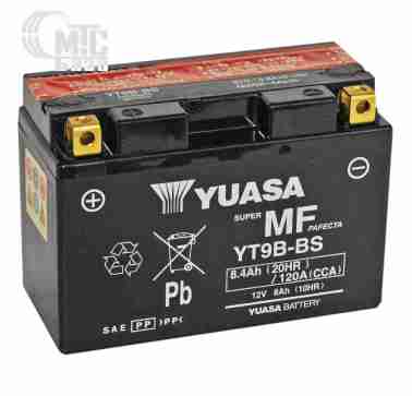 Аккумуляторы Аккумулятор на мотоцикл GS Yuasa Maintenance Free [YT9B-BS] 6СТ-8 Ач L EN120 А 150x70x105мм